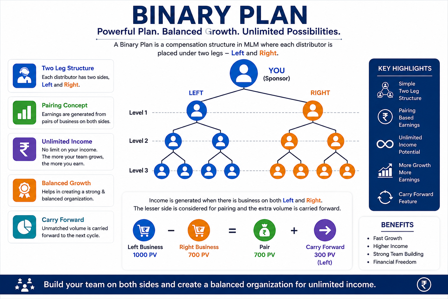 MLM Binary Plan